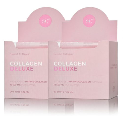 Swedish Collagen Deluxe Shots 2-dobozos csomag - 12.500 mg folyékony tengeri kollagén/napi adag