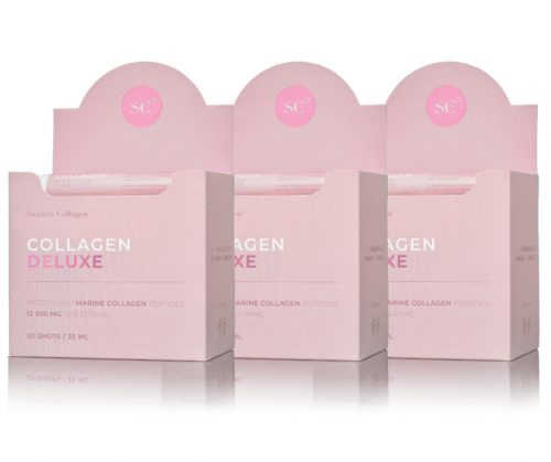 Swedish Collagen Deluxe Shots 3-dobozos csomag - 12.500 mg folyékony tengeri kollagén/napi adag