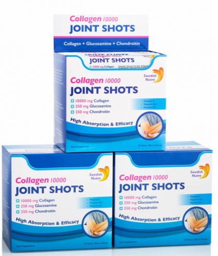 Joint Shots Collagen 3 dobozos csomag - Ízületi folyékony kollagén komplex ivóampulla,  3 x 20db x 25ml